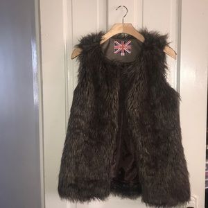 FAUX FUR VEST